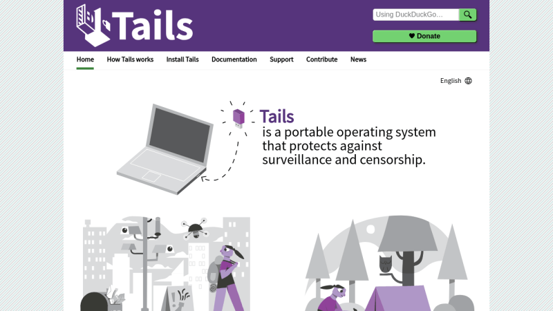 Tails Privacy Friendly Operating Systems - Premium Sunset Picture Gallery - Ultra HD