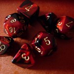 Set de dés rouges