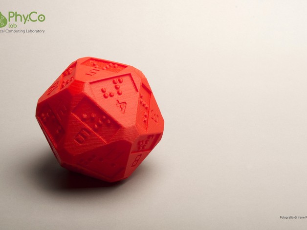 Des D20 en braille grace à une imprimante 3D