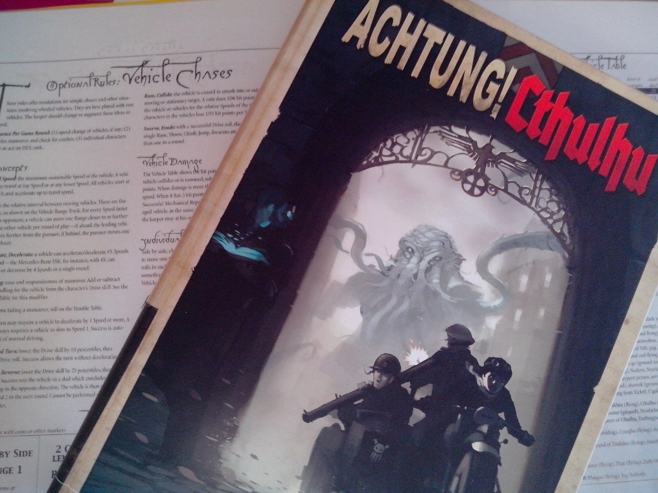 [Achtung! Cthulhu] Les règles de poursuites