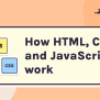 How HTML, CSS, And JavaScript Work
