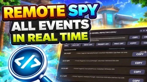 Universal Script REMOTE SPY ALL EVENTS IN REAL TIME Roblox 0 