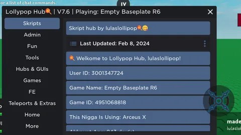 Universal Script V7x6 Roblox Scripts ScriptBlox 7050648