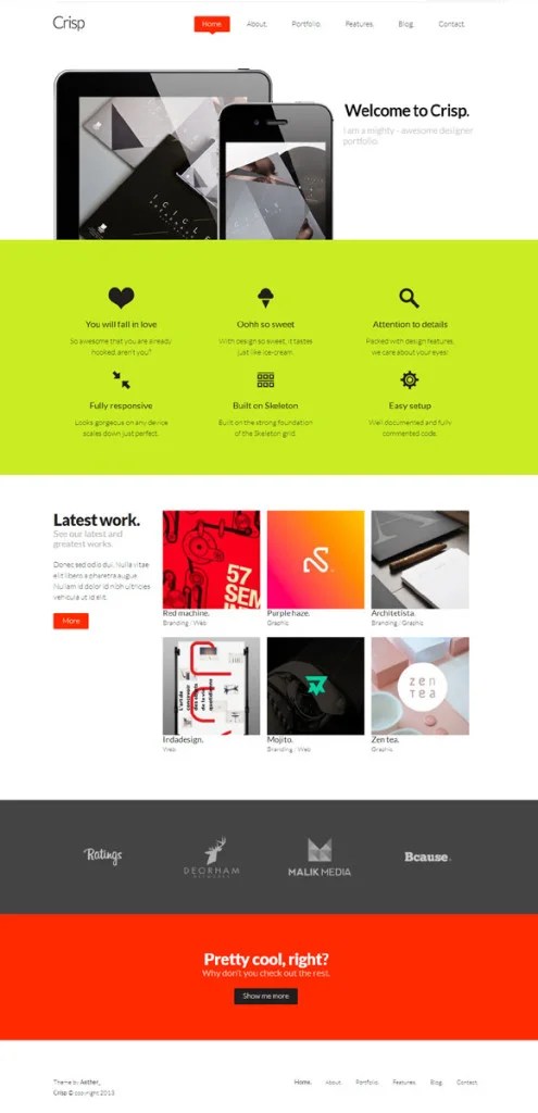 We have reached a pivotal moment in the history of the web. TEMA SITE WORDPRESS PARA AGÊNCIAS/PORTIFÓLIO - CRISP - Script certo - Os melhores temas ...