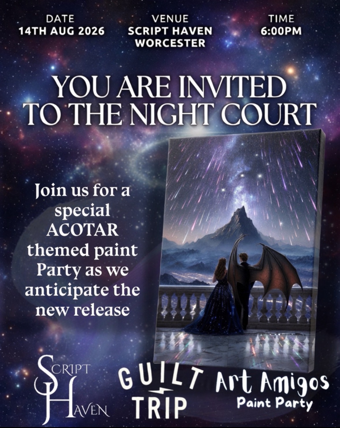 04. ACOTAR Novel & Paint evening