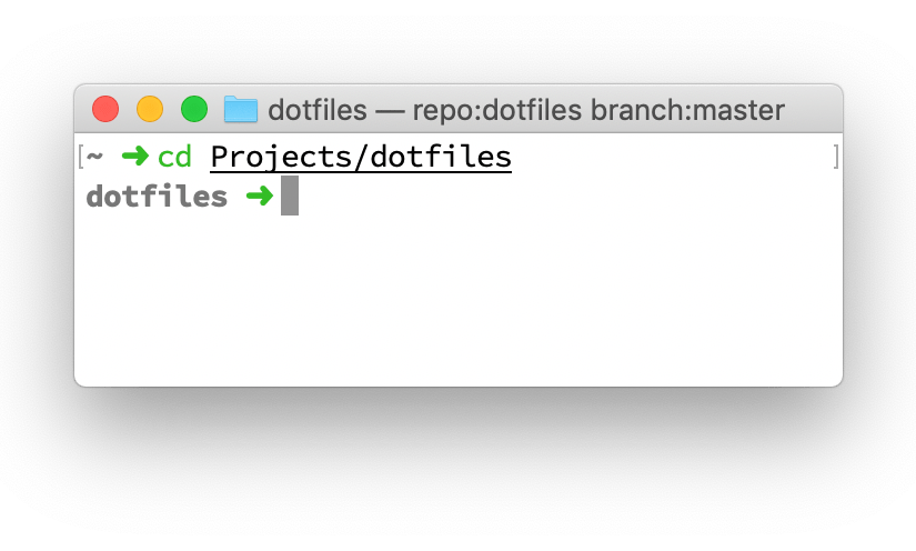 Show the git status in the Terminal Window Title