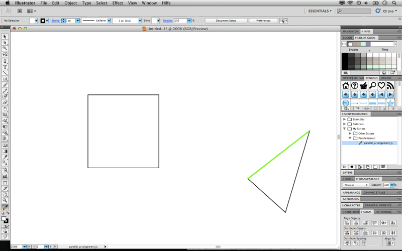 Scriptographer Org Parallel Arrangement - Vintage Wallpaper Collection - Retina Quality