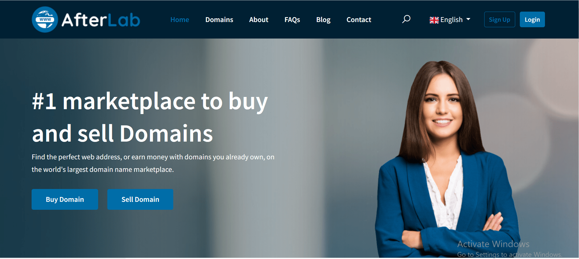 AfterLab - Domain & Website Buy Sell After Marketplace