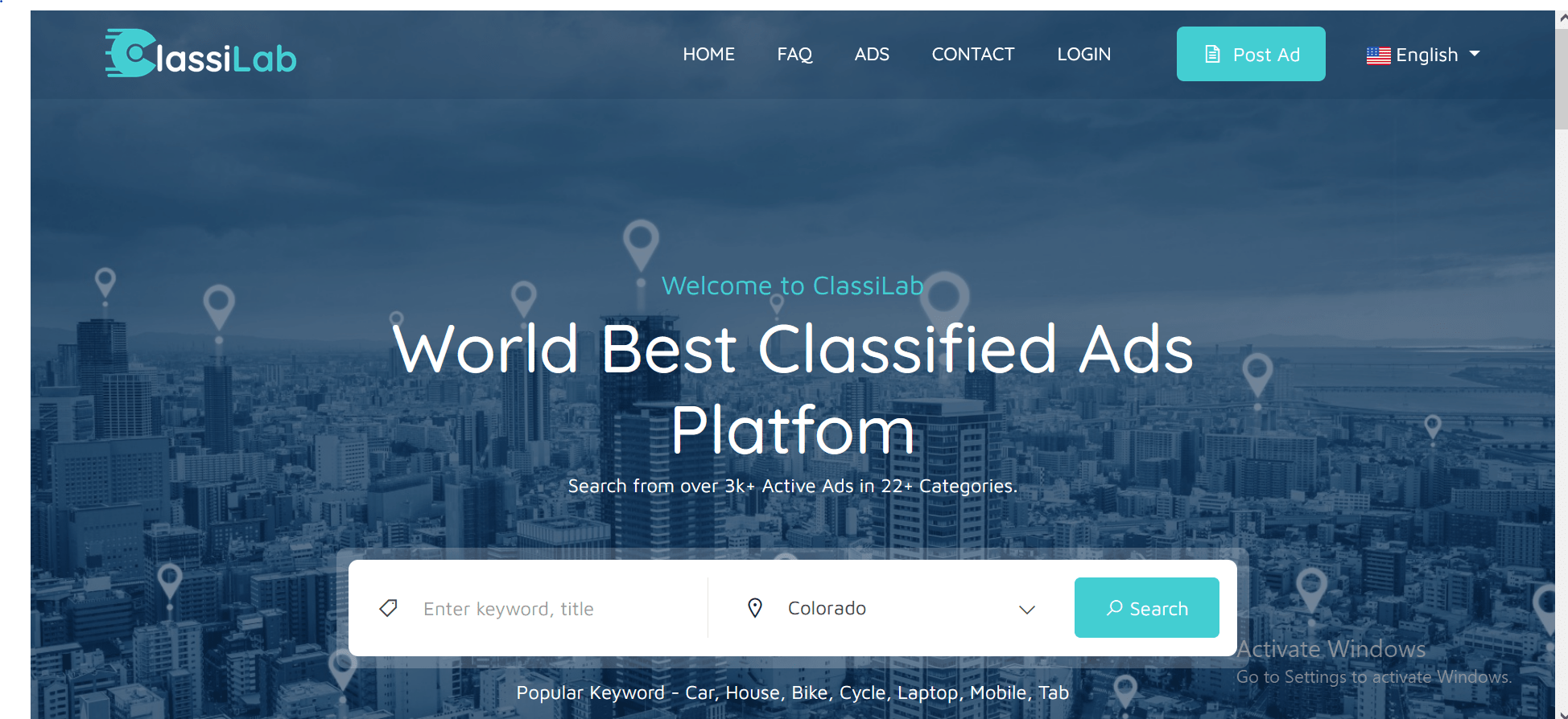 ClassiLab - Buy Sell Classified Ads Listing Platform