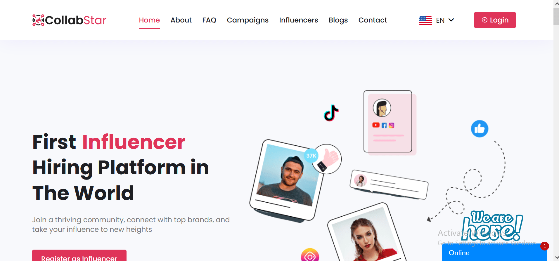 CollabStar - Influencer Marketing Platform