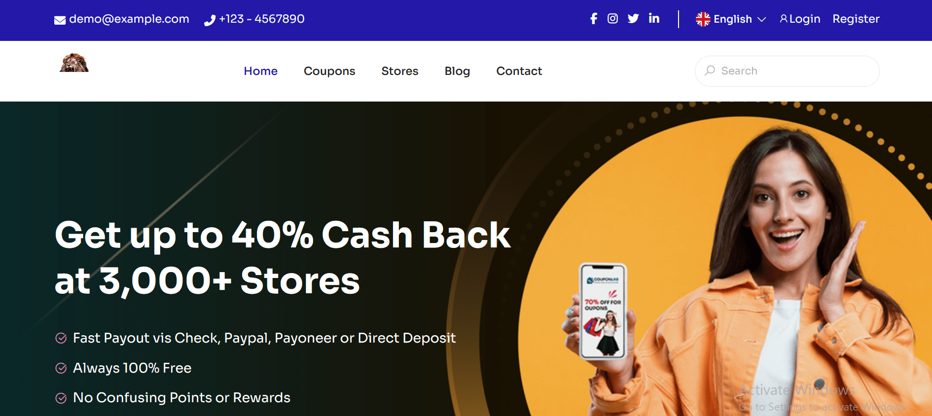 CouponLab - Coupon Code Listing Platform