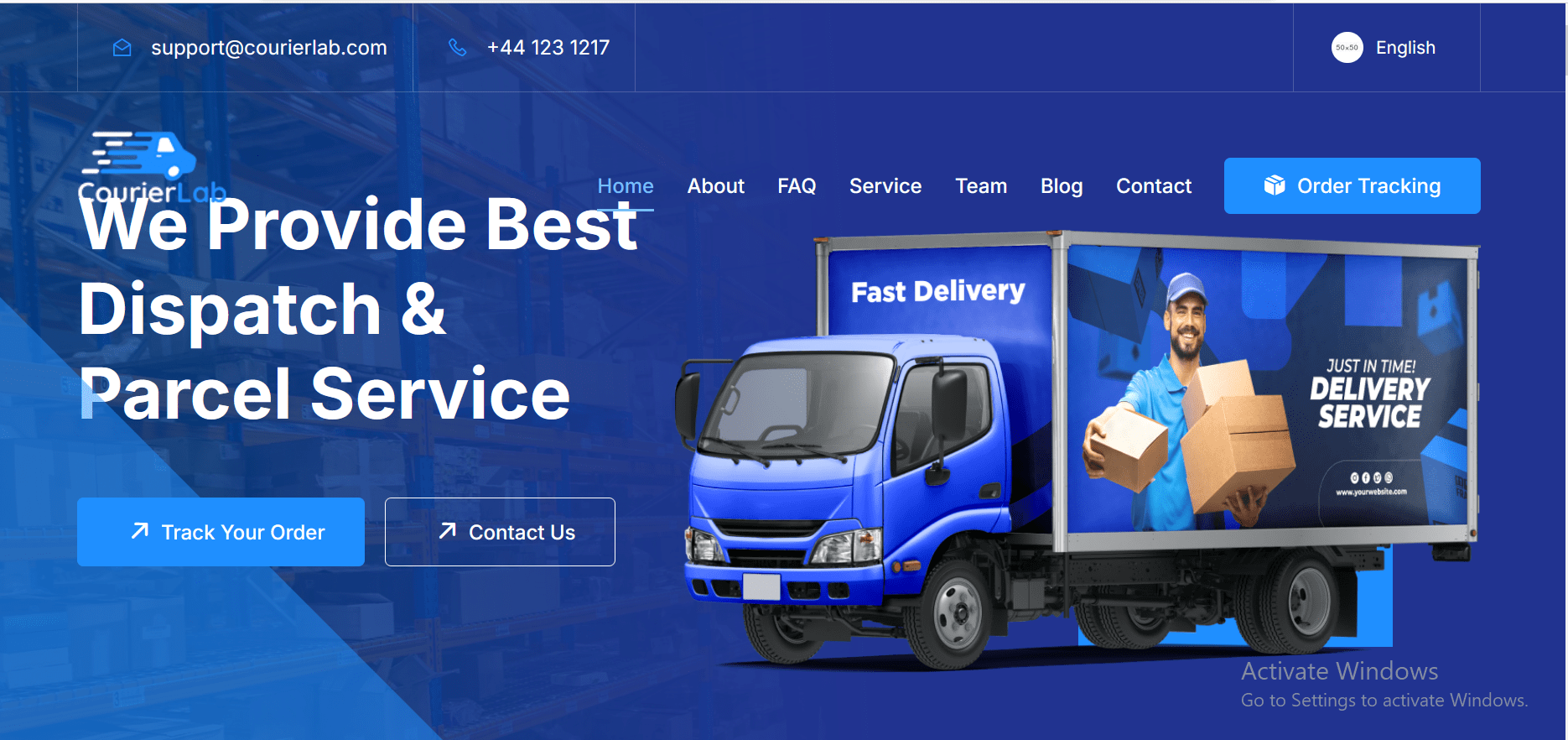 CourierLab - Online Courier And Parcel Tracking Platform