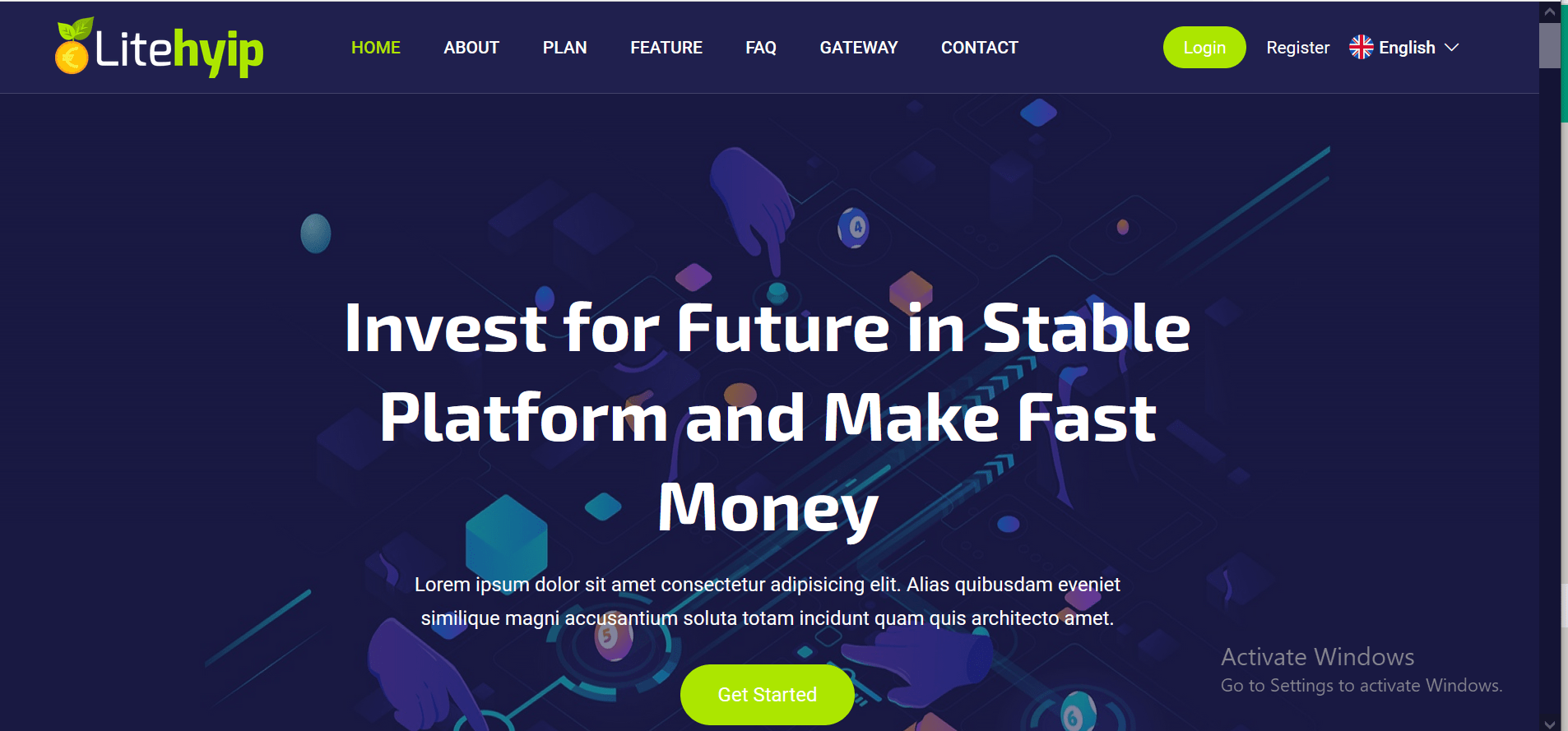 LiteHYIP - Simple HYIP Investment Platform