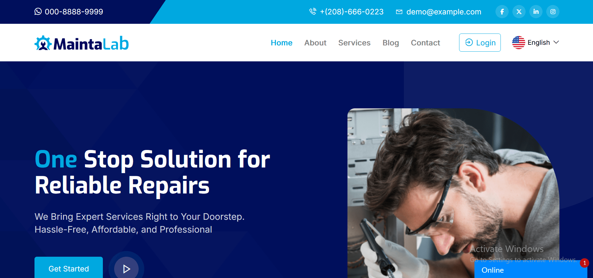 MaintaLab - Service Center Automation Platform