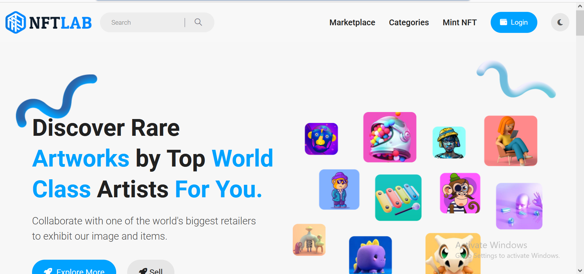 NFTLab - NFT Marketplace