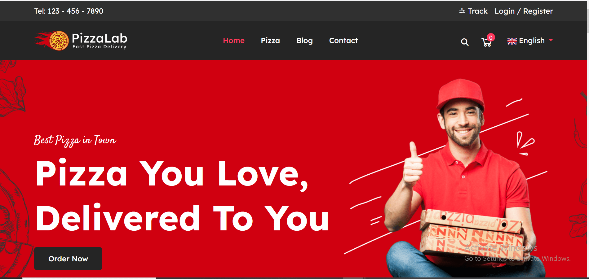 PizzaLab - Pizza Delivery Shop Platform