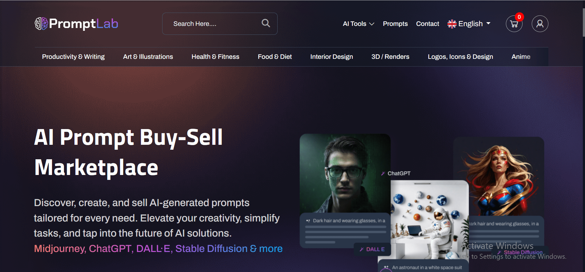PromptLab - AI Prompt Marketplace