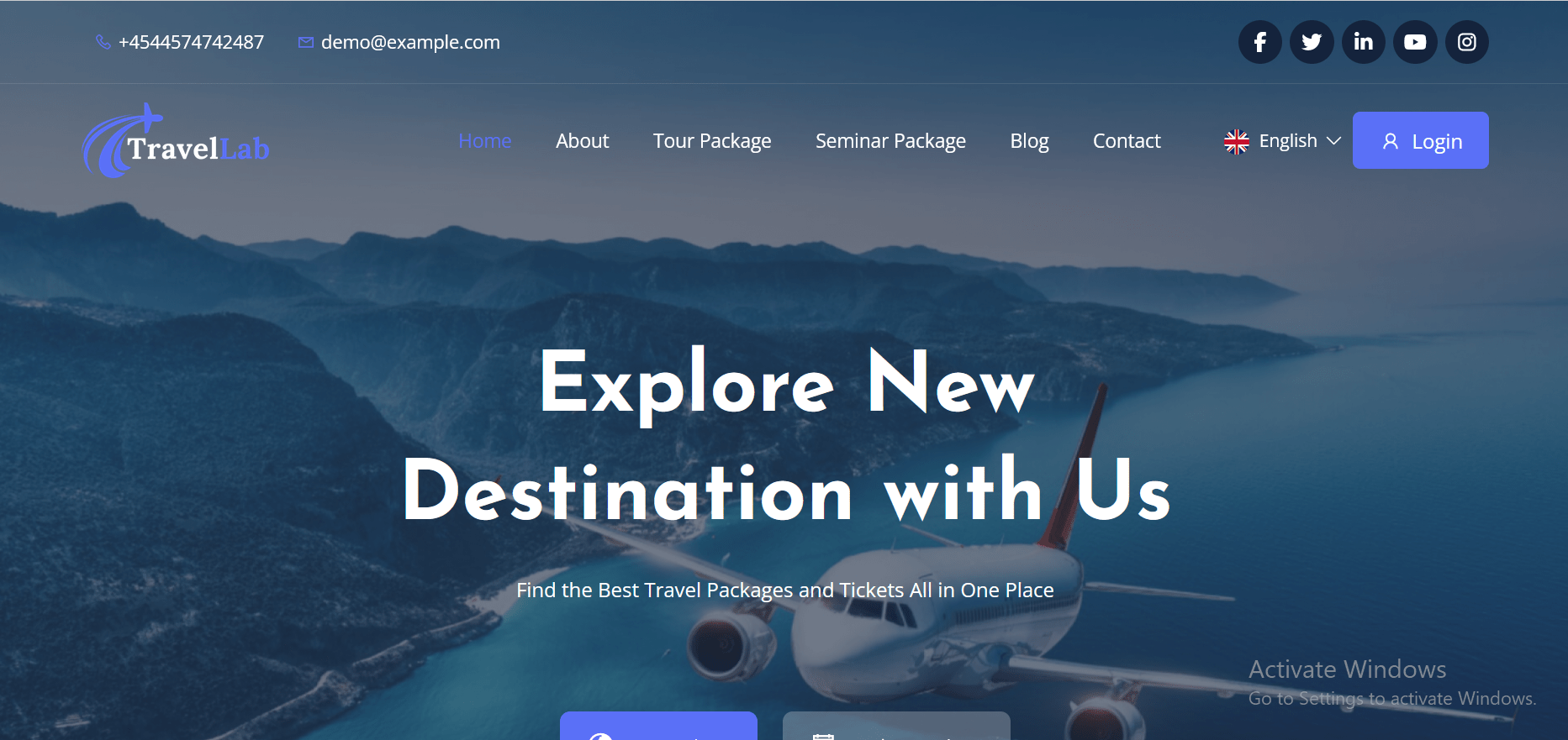 TravelLab - Travel Package & Ticket Booking Platform