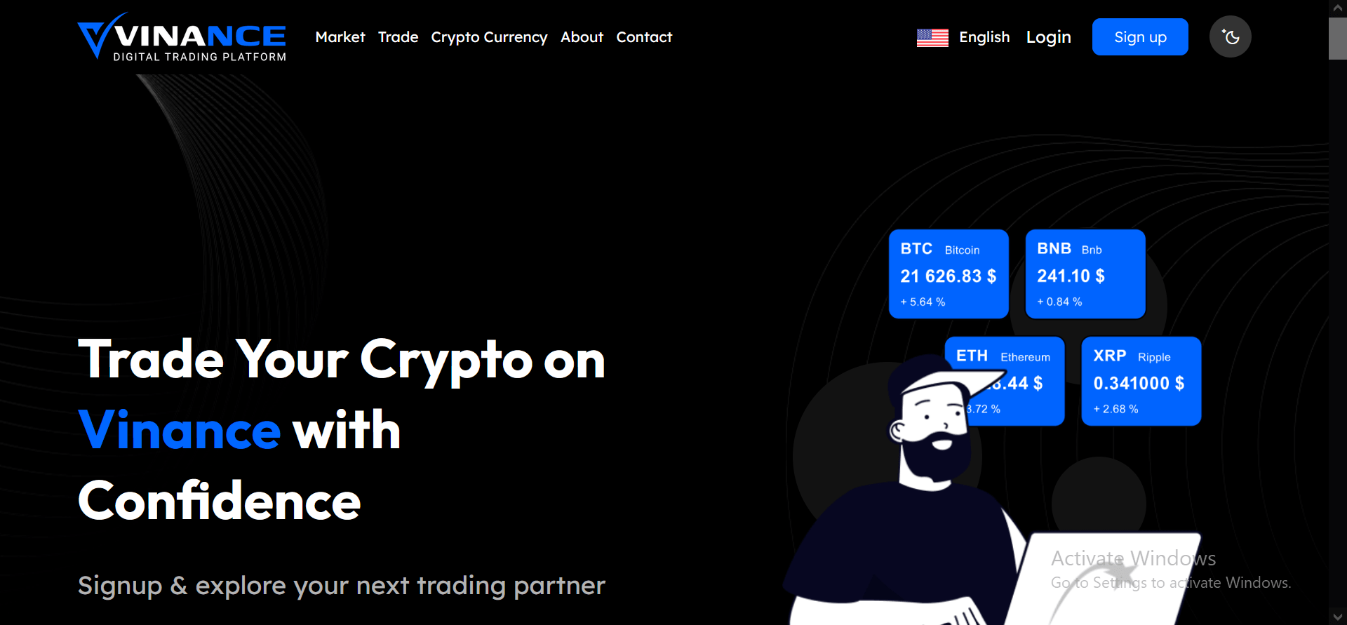 Vinance - Digital Trading Platform