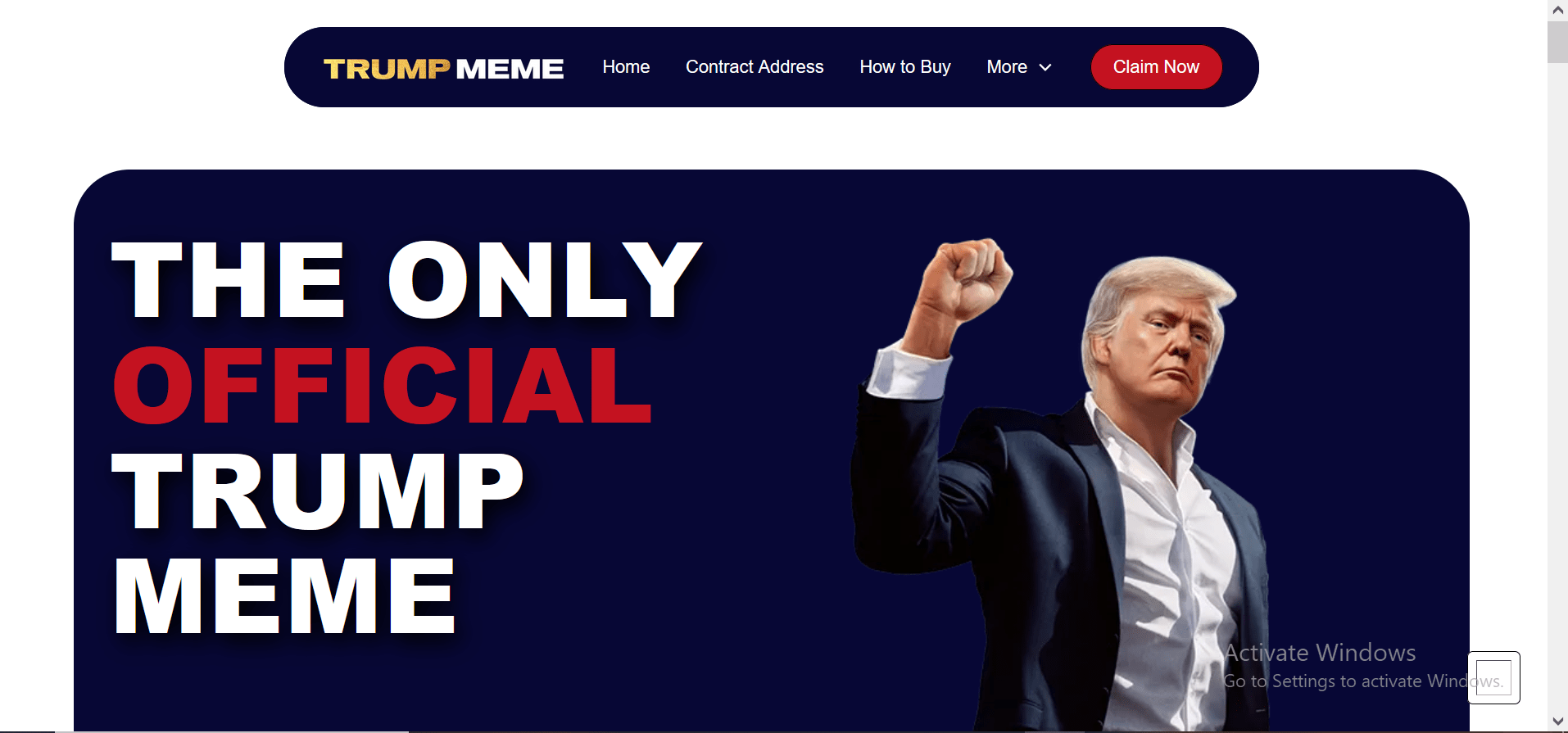 Trump Meme Website