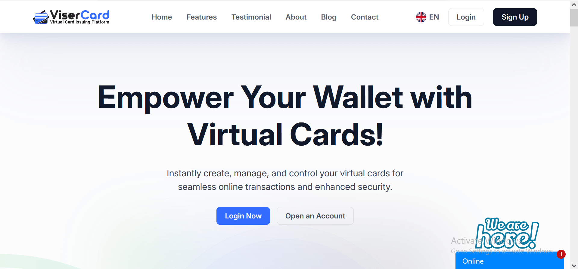 ViserCard - Virtual Card Issuing Platform