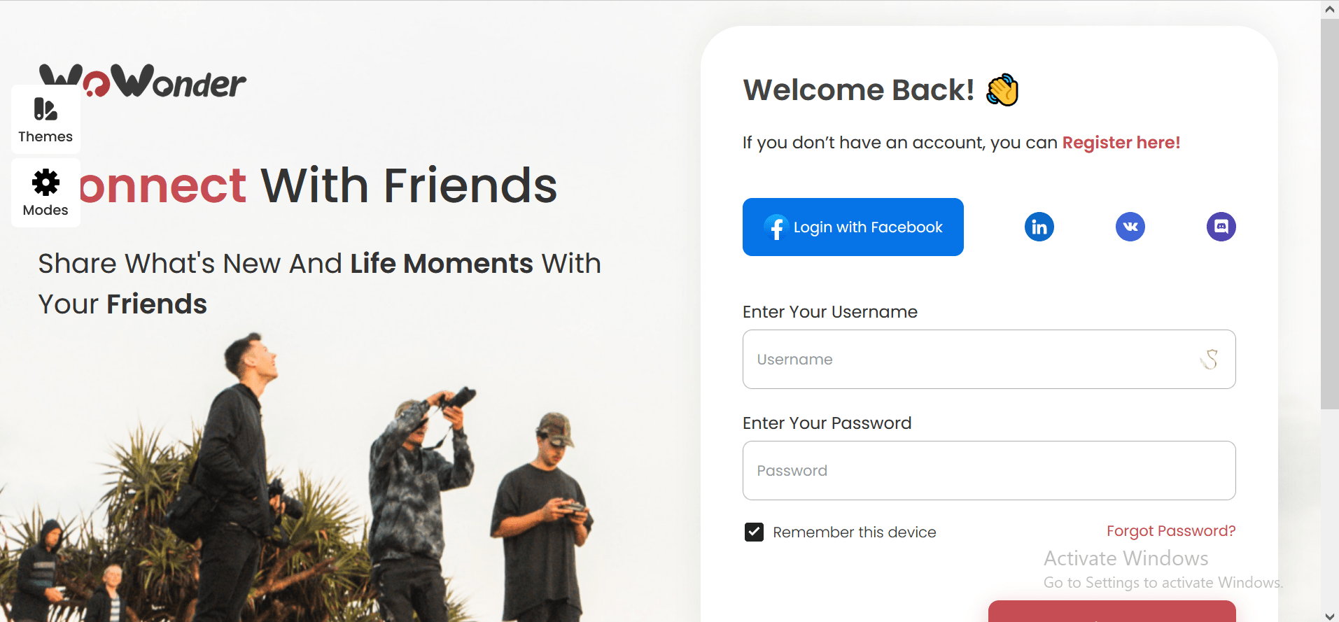WoWonder Social Network Website
