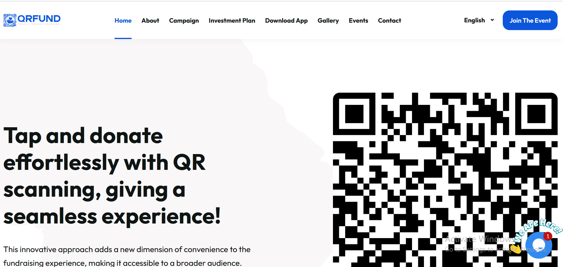 Qrfund Donation And Investment
