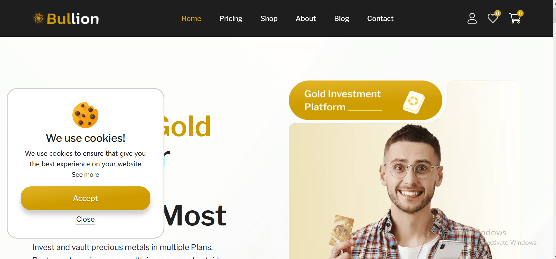 Gold HYIP Investment And Ecommerce Website