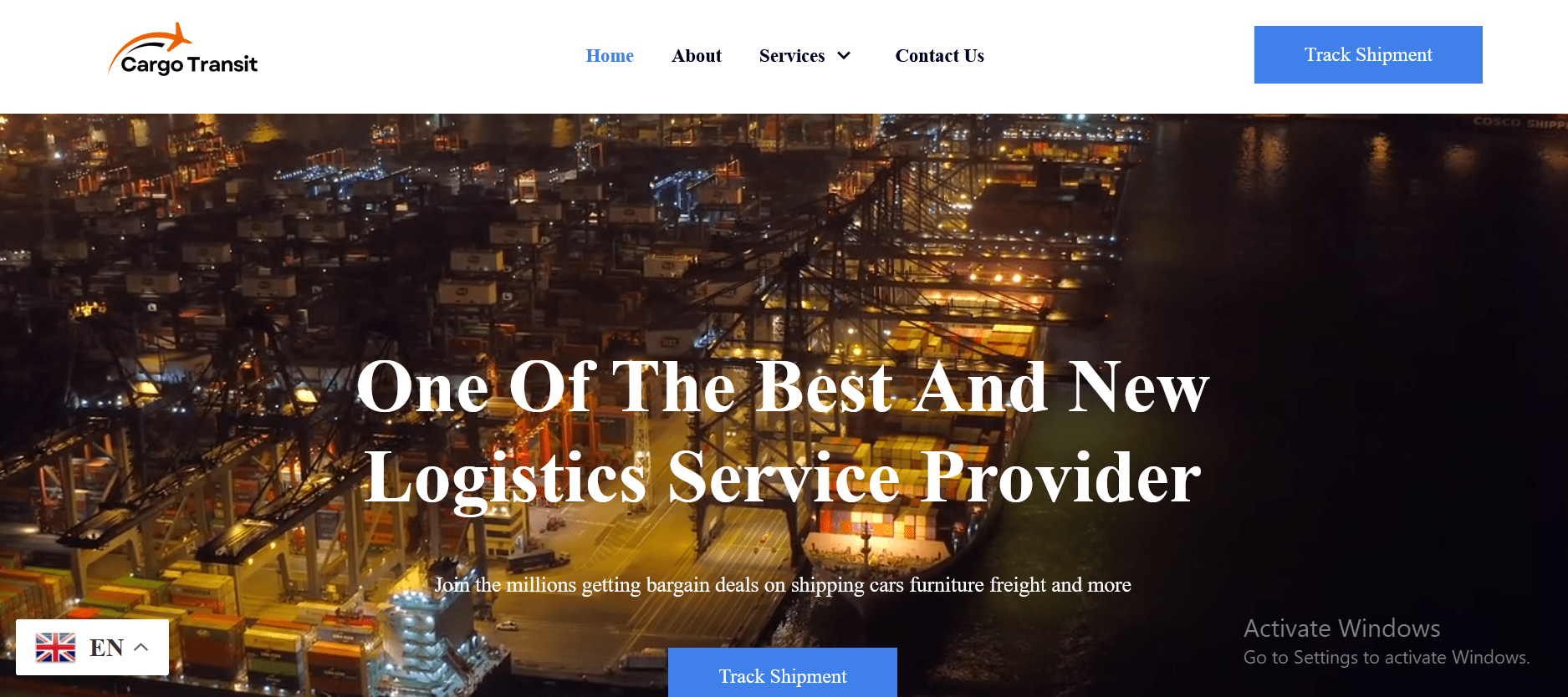 Cargo Transit- Real-Time Courier & Logistics Tracking Website