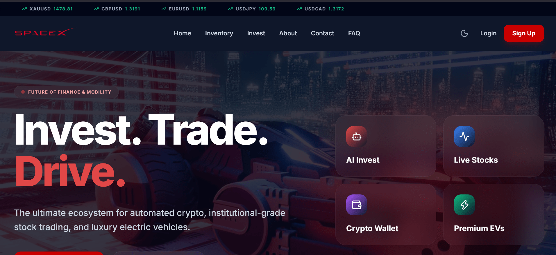 TeseLite — Modern Investment & Wealth Management Platform