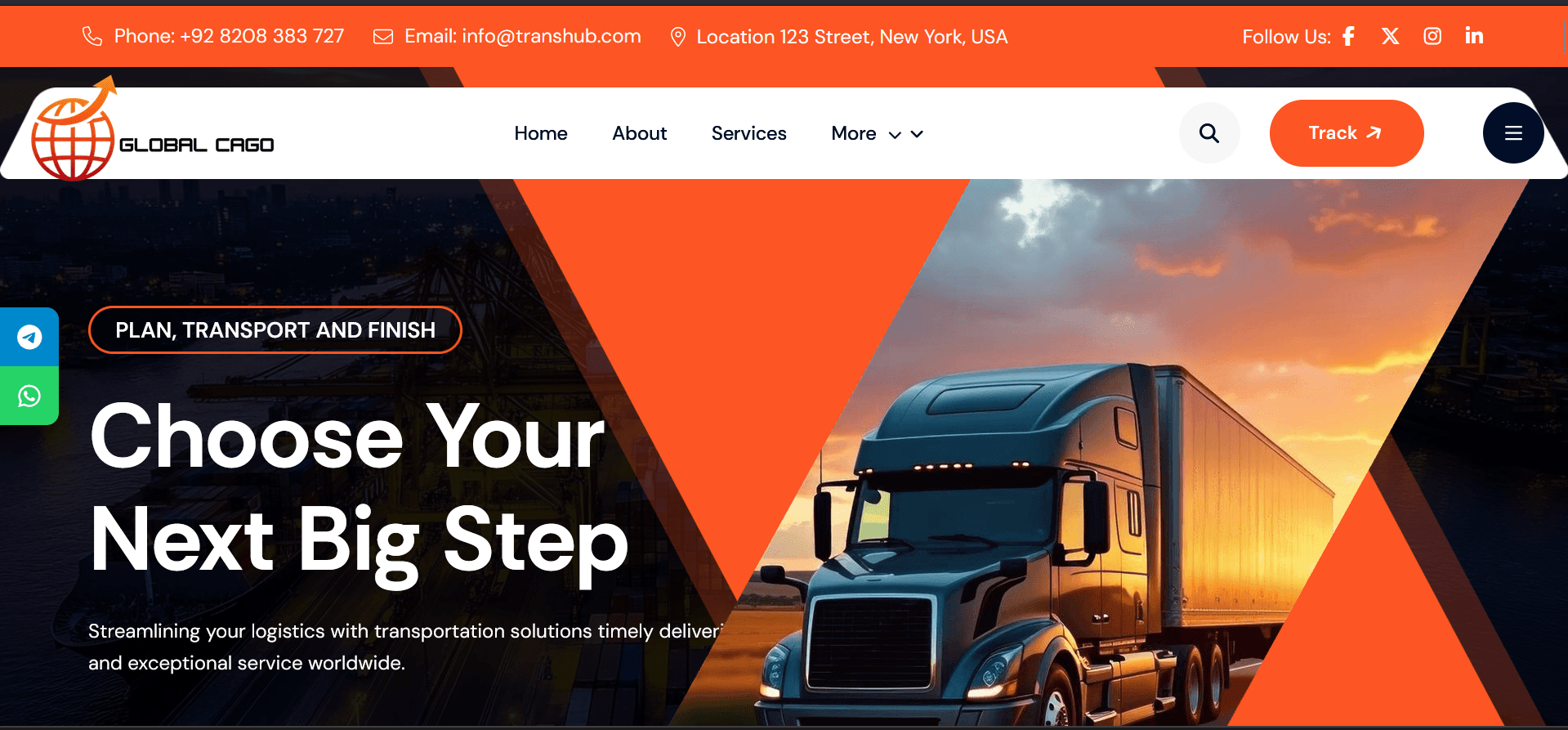 TransHub — Modern Logistics & Delivery Management Platform