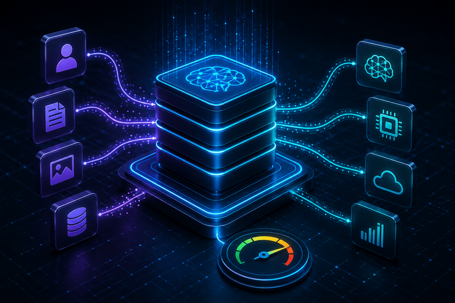 AI caching patterns with cache layers, data pipelines, and optimized API performance.