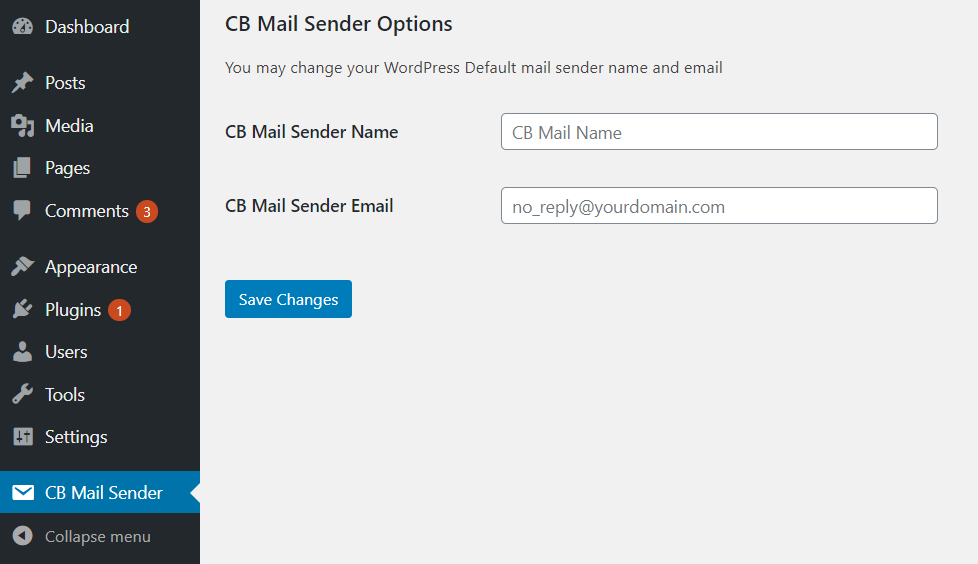 Is there a way to change my email without ha. How To Change The Default Sender Name In Wordpress Outgoing Email