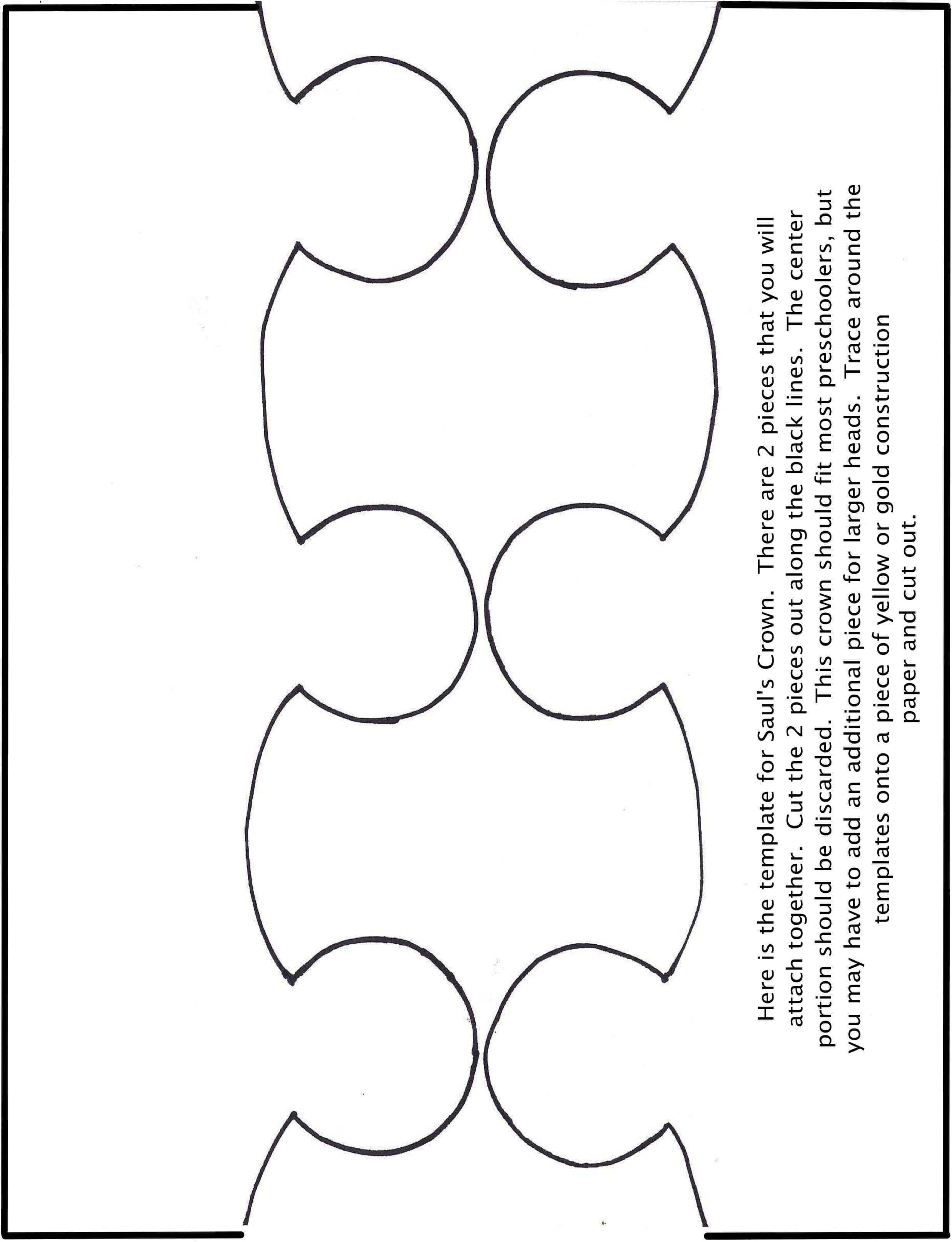 Crown Template - Transfer Printable - Fleur de Lis Crown - The Graphics