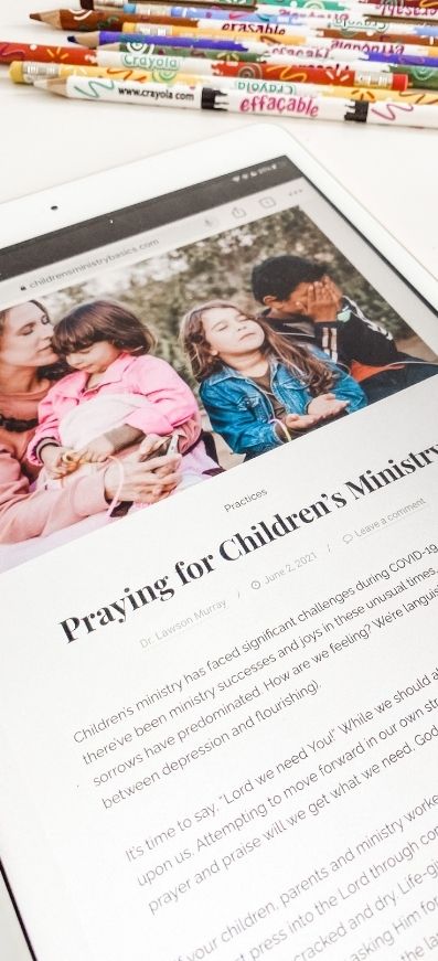 Children's Ministry Basics Family Ministry - a Blog Promo Picture of screen