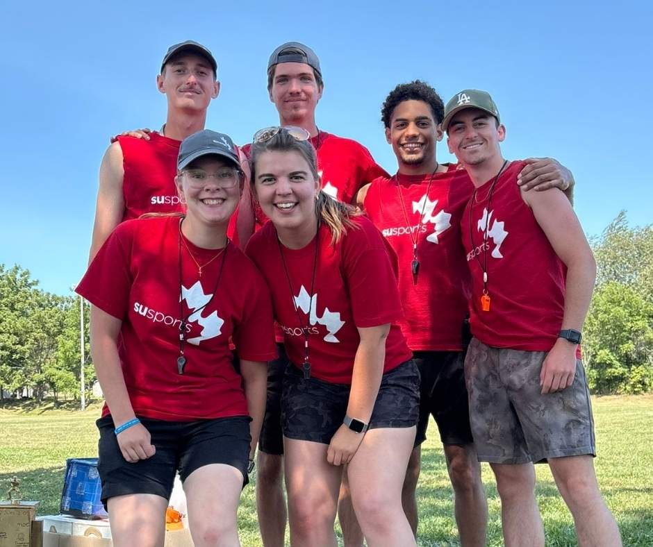 Coaches at an SU Sports Camp