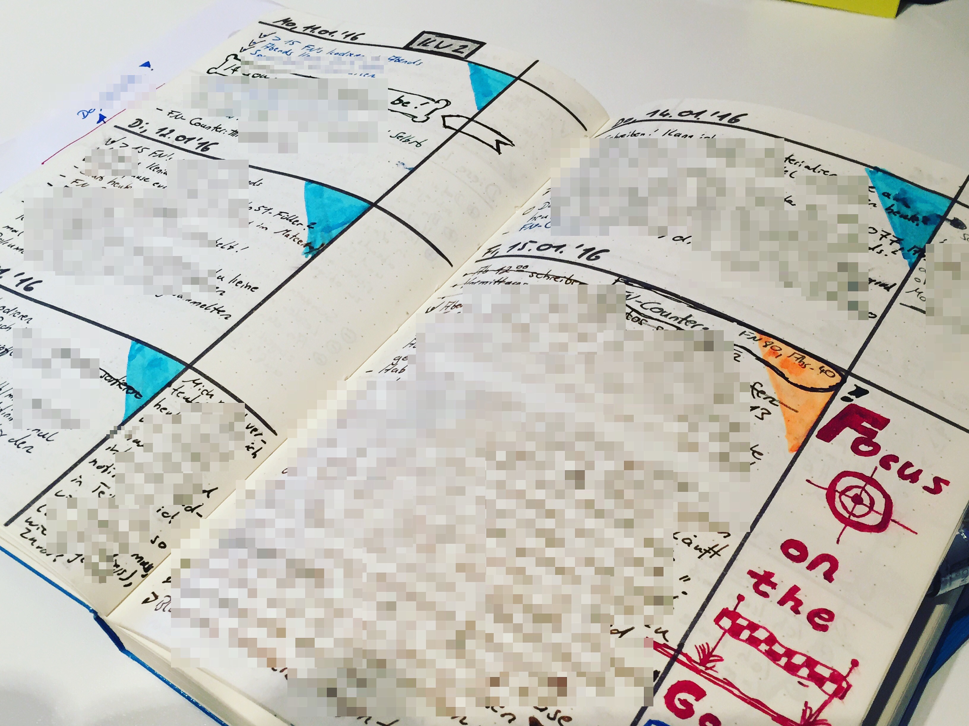 The Bullet Journal-Workshop (Pt. 1): Color-coding the Daily Log ...