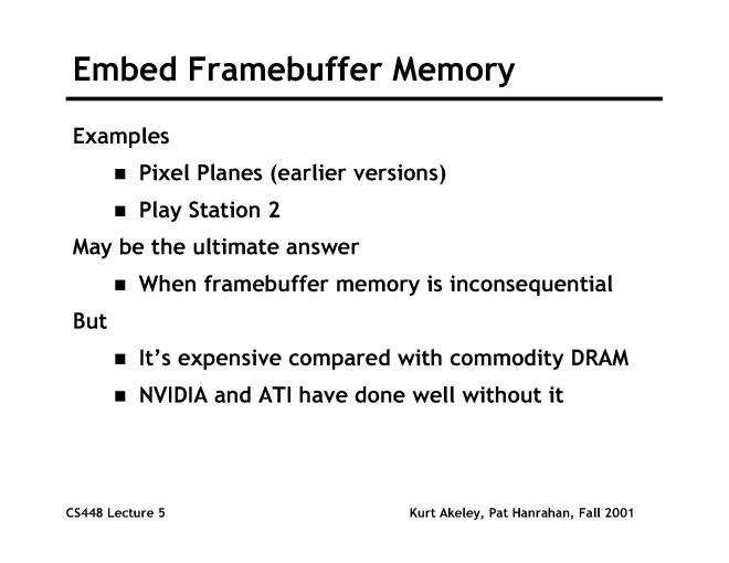 Framebuffers and Displays