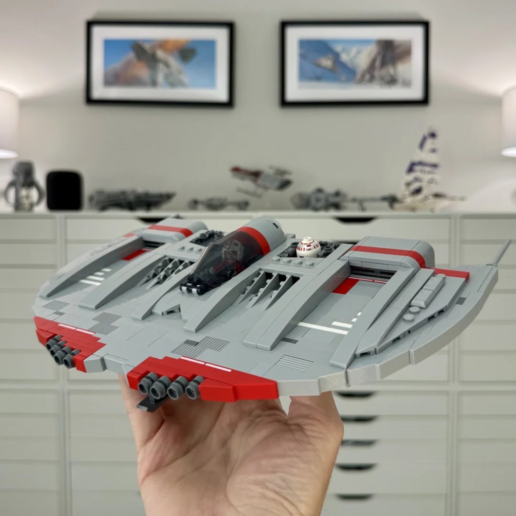 D-Wing test build using my building instructions
