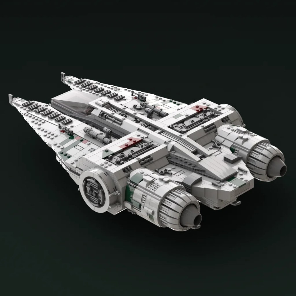 The D-85 Freighter's large engines were finally shown in The Mandalorian and Grogu movie