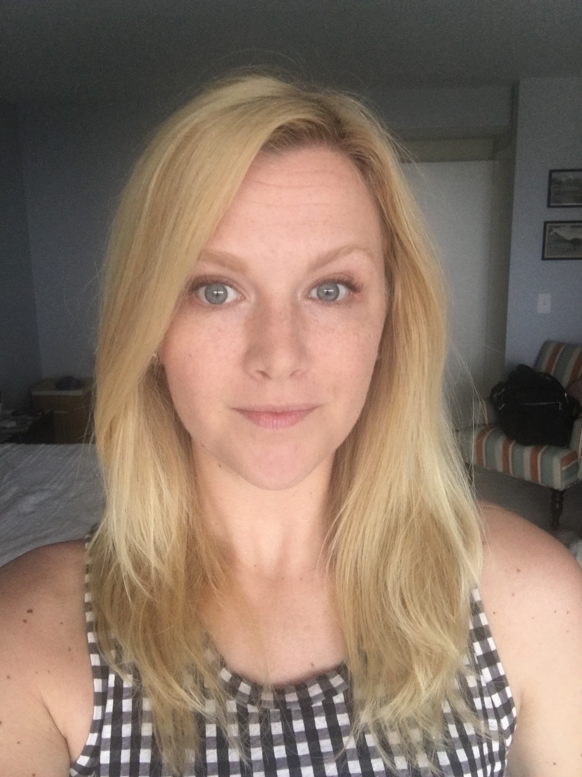 This is about 30 minutes after applying the setting powder.