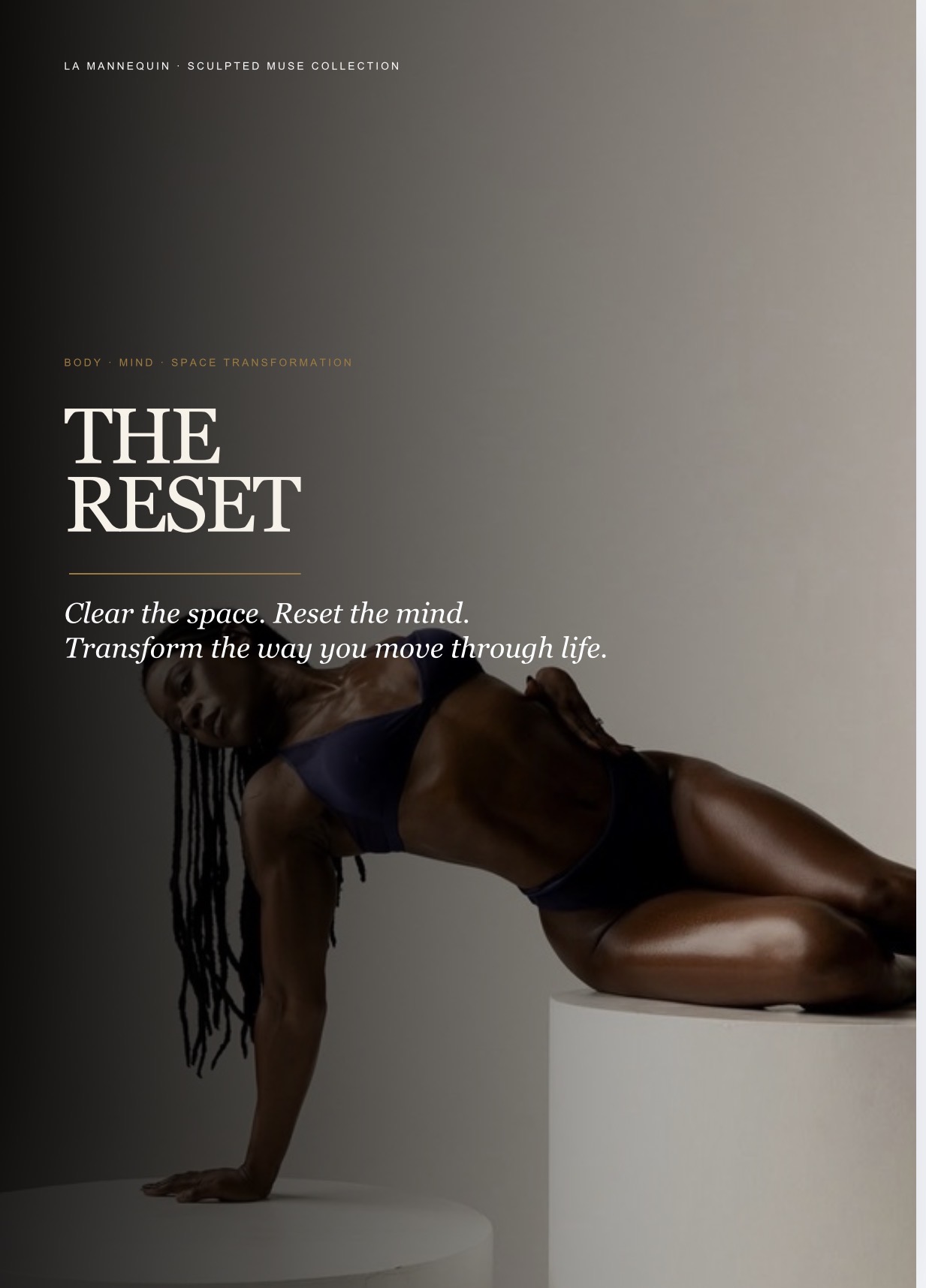 The Reset digital reset and life-planning workbook cover by Sculpted Muse