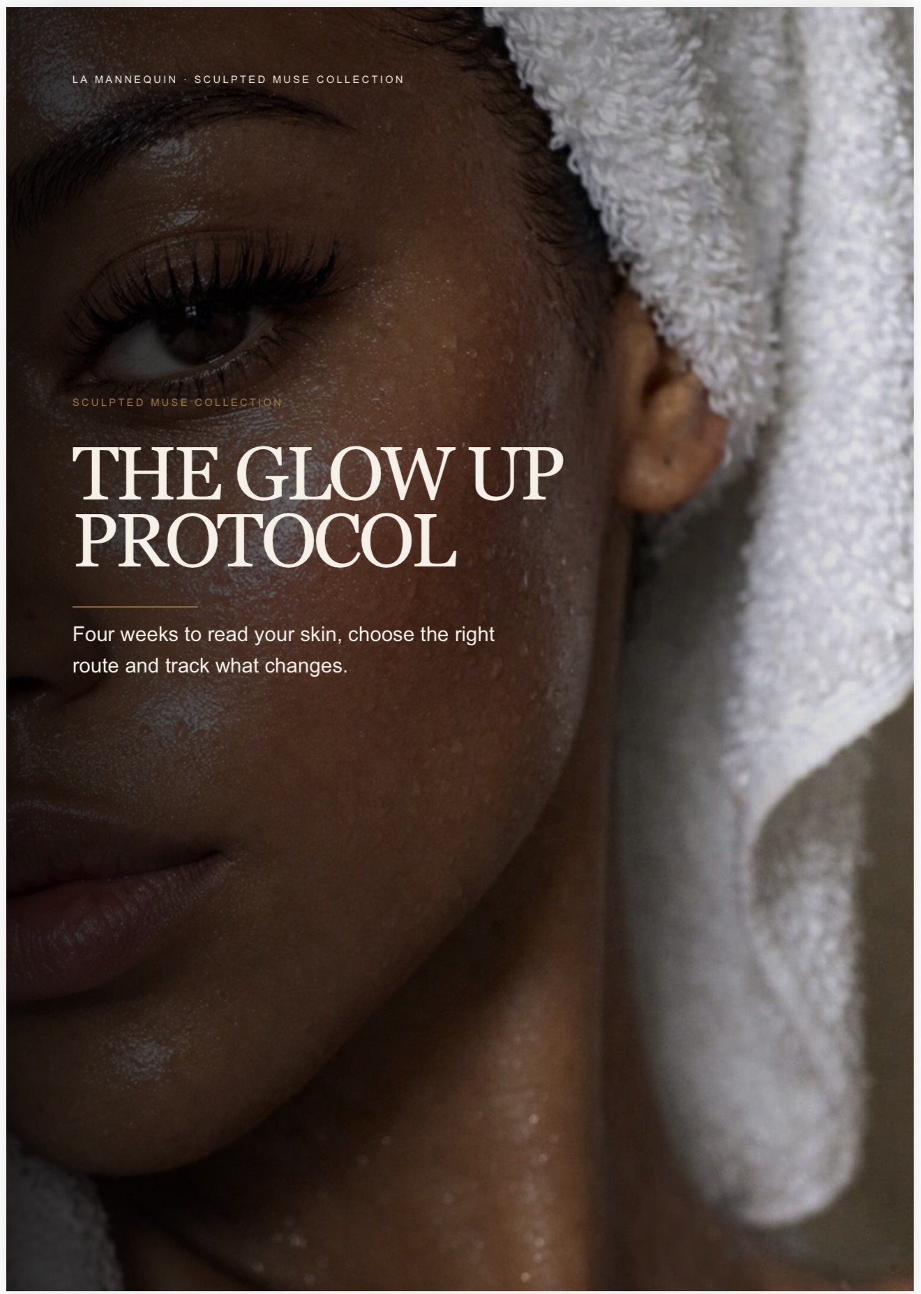The Glow Protocol interactive digital workbook preview by Sculpted Muse