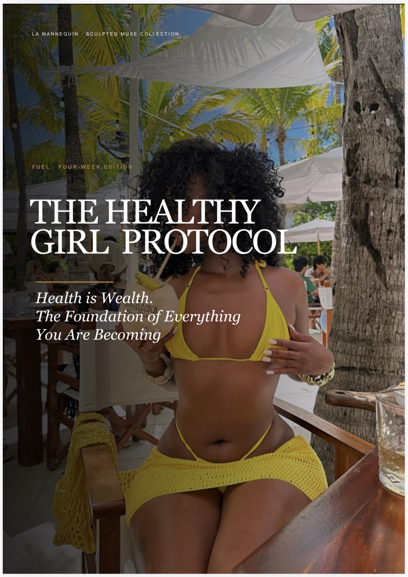 The Healthy Girl Protocol interactive digital workbook preview by Sculpted Muse