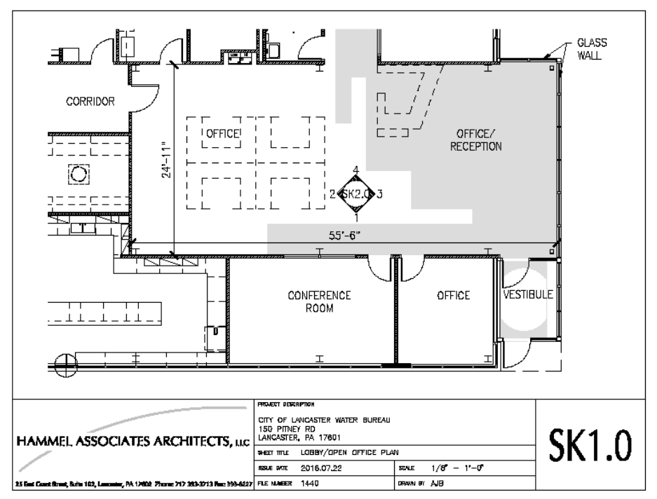 plan for public art site