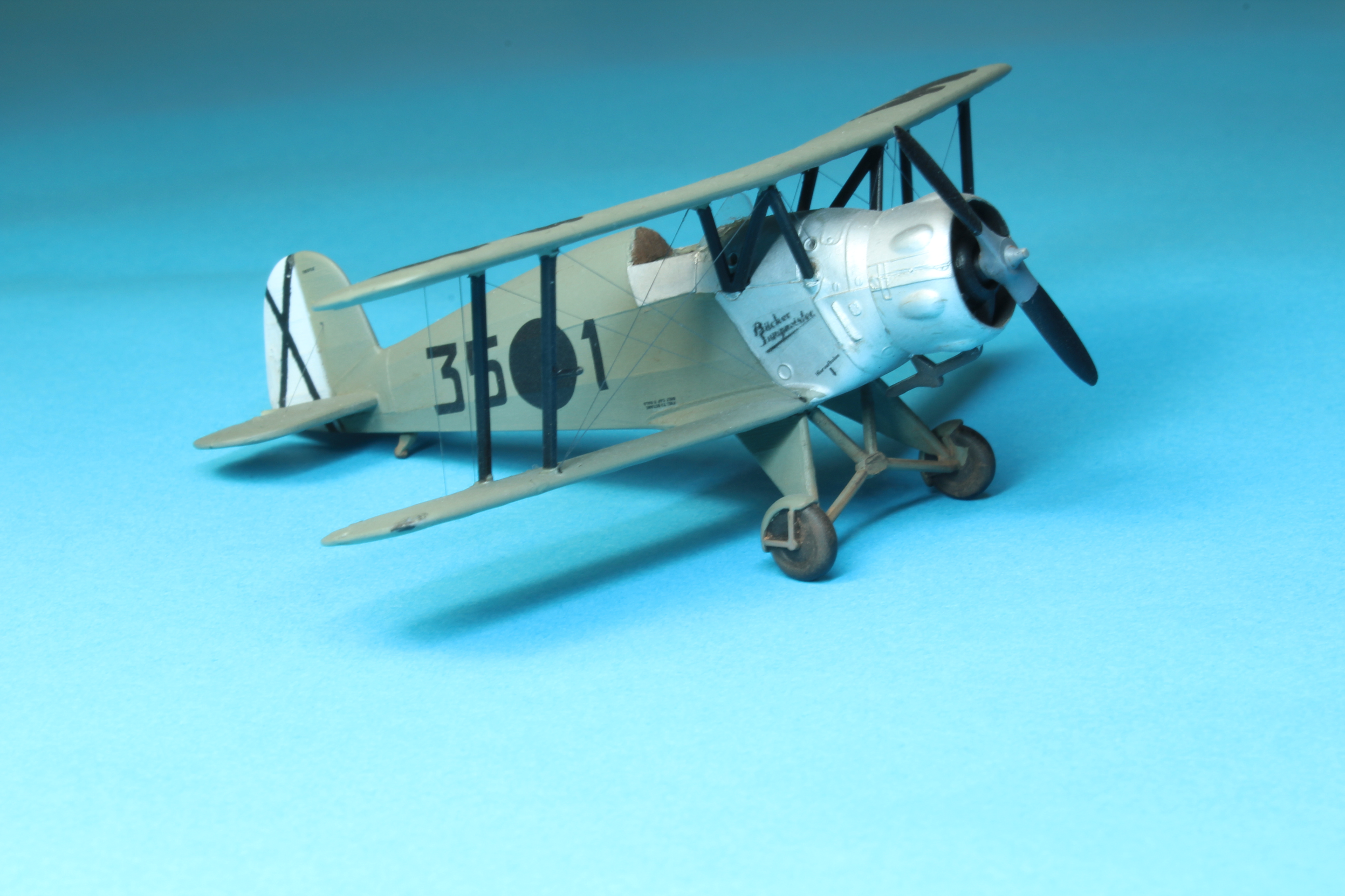 Heller 1/72 Bücker Bü 133 Jungmeister Full Build