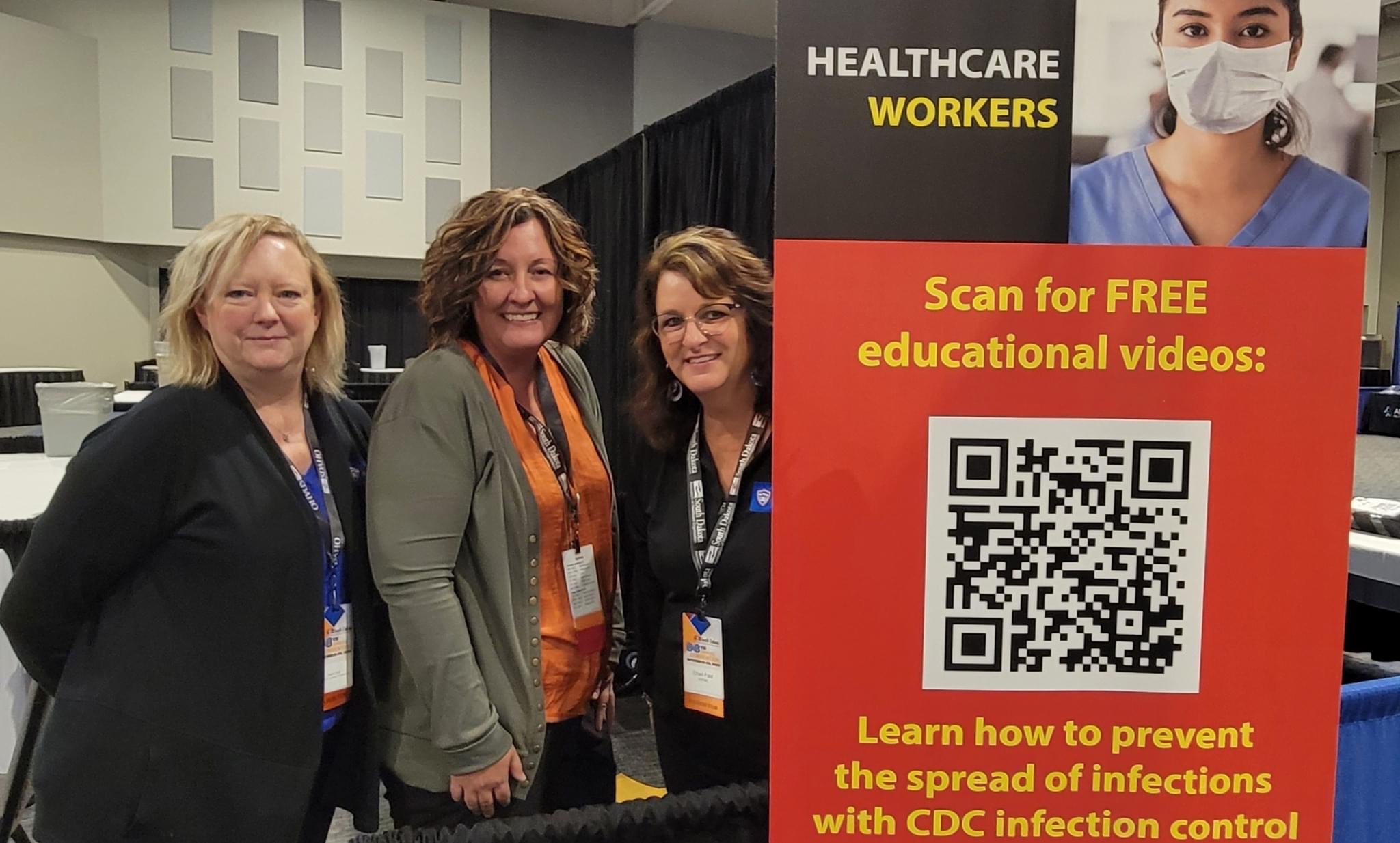 Project Firstline Team exhibited at events across the state to promote infection prevention education.