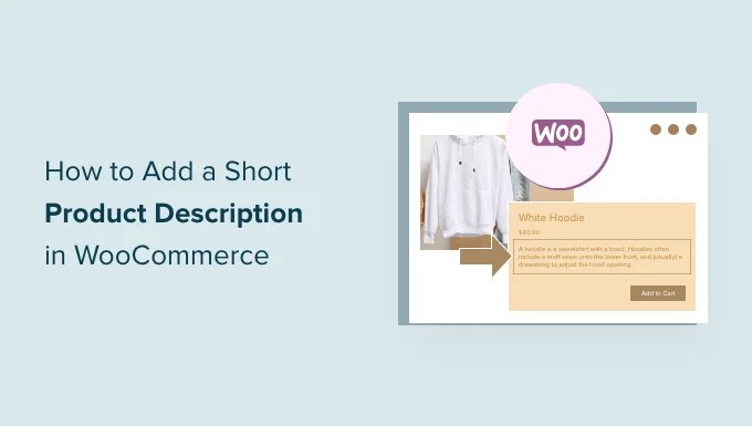 how to add a short product description in wordpress og Agregue una breve descripción del producto en WooCommerce