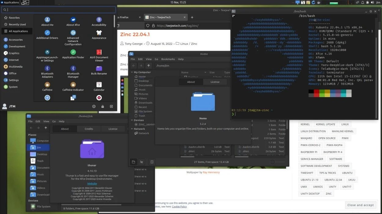 Zinc XFCE desktop Hacer que la experiencia de Ubuntu sea lo que debería ser