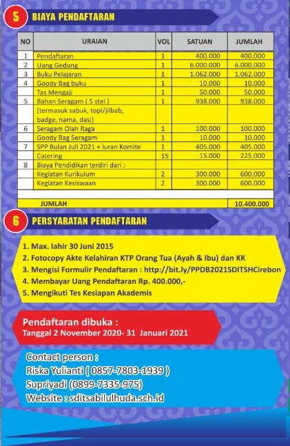 2, biaya perawatan dan pengembangan (bpp), rp. Blog Sdit Sabilul Huda
